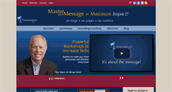 Desktop Screenshot of presentationsforbusiness.com